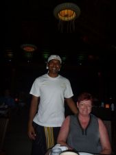Shafleen, our personal waiter